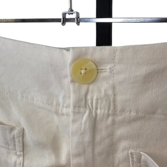 Anthropologie Maeve The Colette Skirt Mini Edition Linen Blend White Size XL NWT - Picture 6 of 8